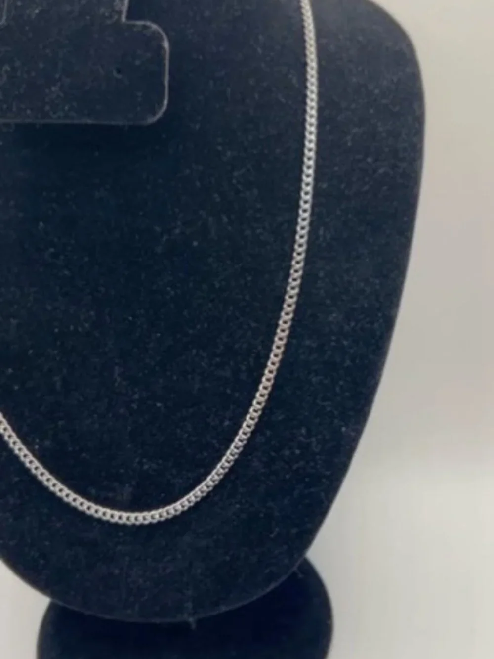 3mm Cuban Chain 24 Inch Real Silver Stainless Steel Plated Durable Waterproof